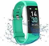 Septoui Fitness-Tracker Pulsuhr Blutdruck SpO2 Fitnessuhr IP68 Wasserdicht, 16 Sportmodi Schrittzähler Kalorienzähler Schlafmonitor Aktivitätstracker Damen Herren Smartwatch fur Android iOS