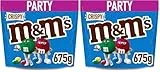 M&M'S Crispy Schokolade Großpackung | American Football Snacks | Schokolinsen mit Knusperkern | 850g (Packung mit 2)