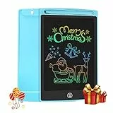 HOMESTEC LCD Schreibtafel 8,5 Zoll, Schreibtafel Buntes Display Kinder Spielzeug für Notieren/Zeichnen, Optimaler Papierersatz, Kinderspielzeug ab 3 Jahre (Blau)