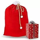 TK Gruppe Timo Klingler Nikolaussack 90x60 cm - Weihnachtssack - Accessoire Geschenkesack - Christmas Bag - Weihnachten - Weihnachtsmann Kostüm für Geschenke