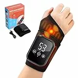 Kabelloses Handgelenk-Massagegerät mit Wärme – 3 Massagemodi & 3 Temperaturstufen für wohltuende Entspannung von Handgelenk, Hand