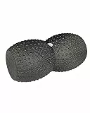 Relexa Peanut Faszienrolle – Effektive Rücken- & Körper-Massage - Ergonomische Erdnussform - Elastische Druckpunkte - Aus Recycelbarem EPP 17 x 33;5cm - Schwarz