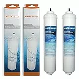 Microfilter DA2010CB | 2 Stück - Externer Kühlschrank Wasserfilter kompatibel mit Samsung DA29-10105J - HAFEX/EXP/LG 5231JA2010B Haier/Wpro - Whirlpool USC100 / Beko/Haier Kühlschrank NSF zertifiziert