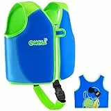 OSHYLE Kinder Schwimmweste - Jungen Mädchen Neopren Schwimmen Jacke Kleinkind Schwimmen Floating Neopren Schwimmweste für 1–9 Jahre (M(3-6), Blau)