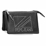 Pepe Jeans Donna Geldbörse Kulturbeutel Schwarz 17,5 x 9,5 x 2 cm Kunstleder, Schwarz, Geldbörse Kulturbeutel