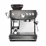 Sage - The Barista Express Impress - Kaffeemaschine mit manuellem Milchaufschäumer & integriertem Mahlwerk - Intelligente Dosierung, 25 Mahlgradeinstellungen - Schwarzer Edelstahl