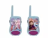 Lexibook, Die Eiskönigin, Talkies-Walkies 200m, Kommunikationsspiel für Kinder, Gürtelclip, 2 Kommunikationskanäle, batteriebetrieben, Blau, TW12FZ