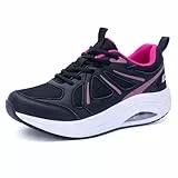 M MAGPER Damen-Sportschuhe zur Unterstützung des Fußgewölbes bei Plantarfasziitis, orthopädische Walking-Turnschuhe zur Schmerzlinderung, Größe 37-42, Blackrose, 39.5 EU