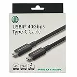 Neutrik USB4 40Gbps Typce-C Kabel 0,8 m