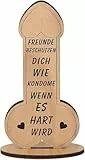Slifoasd Beste Freundin Geschenke - Lustige Geschenke für Frauen - Gästebuch aus Holz - Geburtstag Deko - Personalisierte Geschenke
