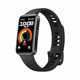 HUAWEI Band 9 Smartwatch, angenehmer, TruSleep 4.0, wissenschaftlich fundierte Schlafüberwachung, bis zu 14 Tage Akkulaufzeit, iOS & Android, Starry Schwarz, 30 Monate Garantie