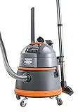 THOMAS Boxer 788119 robuster und leistungsstarker Nass-Trocken Waschsauger, 1400 W, 4 Bar, grau/orange, 490/390/390