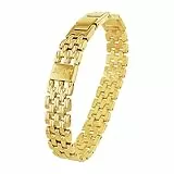 JOOP! Armband Edelstahl Damen Armschmuck, 17+1,5+1,5 cm, Gold, Kommt in Schmuck Geschenk Box, 2038975