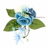 Vaguelly Korsage Brosche Blume Zarte Hochzeitsfeier Blumendekor Corsage Ansteckblume Brautjungfern-Ornament Kostüm-Accessoire