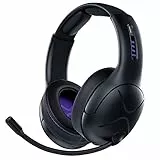 Victrix Gambit Schwarz drahtlos and verkabelt Gaming Kopfhörer mit Mic - PlayStation PS4, PS5 - Esports-Ready Pro Audio, Noise Cancelling Microphone, Ultra-Komfort Over the Ear Kopfhörer