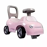 Smoby Mein erstes Auto – wendiges Rutscherfahrzeug mit Hupenlenkrad – Rückenstütze, Staufach, Kippschutz – für Kinder ab 10 Monaten