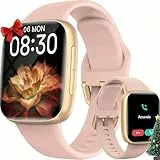ENOMIR Smartwatch Damen mit Rauschunterdrückung Telefonfunktion, Herzfrequenzmonitor,Schlafanalyse,Zyklus-Tracker für Frauen, Sportuhr Damen 110+ Sportmodi, 1.85' AMOLED, iOS/Android, 10 Tage Akku