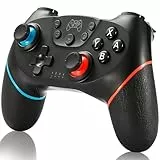 SPGOOD Wireless Controller für Switch, Wireless Pro Controller fürfür Switch/Switch 2/OLED/Lite, Turbo Funktion Einstellbarer Dual Vibration 6 Achsen Gyroskop Joystick
