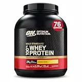 Optimum Nutrition Gold Standard 100% Whey, Proteinpulver, Geschmack Bananencreme, 2.28kg, 76 Portionen, Verpackung Kann Variieren