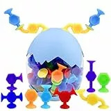 Chiluxendo Badewannenspielzeug(48Pcs), Saugnapf Spiel Reise Spielzeug für Autofahrt Saugnäpfe Saugspielzeug, Teleskop Badespielzeug Suction Bath Toys for Kids, ab 2 Jahre Badewanne Kinderspielzeug