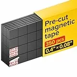 Magnetplättchen Selbstklebende (350 Stück) - Maximale Haftkraft mit Premium Kleber - Extra Starke Magnetstreifen I Dünne Magnetfolie selbstklebend