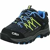 CMP Kids Rigel Low Trekking Shoes Wp Jungen Trekking-Schuhe, Anthrazit Fluo Gelb Antracite Yellow Fluo, 30 EU