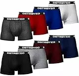 DSTROYED ® Boxershorts Herren 8er Pack S-5XL Unterhosen Männer Unterwäsche Men (316d 8er Set Mehrfarbig, 5X_l)