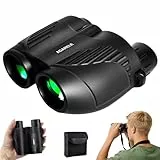 AGARELE Fernglas für Erwachsene und Kinder, 10x25 Kompaktes Kleines Fernglas mit HD Linsen, Leicht, mit Gürteltasche & Faltbares – Ideal für Outdoor Sportspiele, Wandern, Vogelbeobachtung, Konzerte