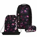 Satch Pack Schulrucksack Set 3tlg. inkl. Schlamperbox und Sportbeutel (Mystic Nights)