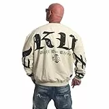Yakuza Herren 3RD Oversized Pullover Oversized Sweatshirt