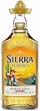 Sierra Tequila Reposado (1 x 1000 ml) – das Original mit Sombrero aus Mexico – Reposado Tequila mit zarten Noten von Vanille und Karamell – ideal als Shot mit Zimt & Orange – 38 % Alk | 1l (1er Pack)