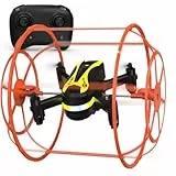 Morlyrctooy M17 Anfänger-RC-Quadrocopter Mini-Drohne mit Schutzabdeckung Land- und Luft-Dualmodus Einfaches Indoor and Outdoor Drone 3D-Flip-Funktion Kopfloser Modus Ein-Tasten-Bedienung Geschenke