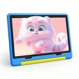 Whitedeer Kinder Tablet 10 Zoll, Android 14 Kids Tablets with Octa Core Prozessor, 8GB RAM 64GB ROM 1TB SD-Erweiterung, 5000 mAh Batterien, Wi-Fi, Bluetooth, Tablets Kinder mit Dual-Kamera (Blau)