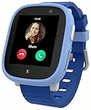 XPLORA X6 Play - wasserdichte Telefon Uhr für Kinder - 4G, Anrufe, Nachrichten, Schulmodus, SOS-Funktion, GPS, Kamera, Schrittzähler - 2 Jahre Garantie (BLAU)