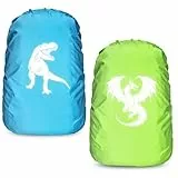 Sunshine smile 2 Stück Regenschutz Schulranzen,Regenhülle Rucksack,Rucksack Regenschutz,Rucksack Cover,wasserdichte RegenhülleSchulranzen Regenschutz,Ranzen Regenschutz