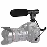 Onewer Yangers Kameramikrofon, Kondensator-Videoaufnahme Interview Professionelles Externes Hypercardioid-Mikrofon Ander Kamera für Canon Nikon DSLR-Kamera DV-Camcorder