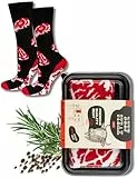 soxo Steak Socken Geschenke Für Männer Lustige Geschenk Herren Baumwolle Food Socks 40-45 Beef Steak