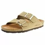 Rohde ALBA Damen, Frauen, Pantoletten, Slipper,Slides,Sandalen,Sommerschuhe,Freizeitschuhe,Slides,Slip-ons,Backless Slipper,Natur,40 EU