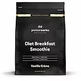 Protein Works Diet Breakfast Smoothie | Proteinreiches 230 Kalorien Frühstück | Shakes Zum Abnehmen | 9 Servings | Vanillecreme | 500g