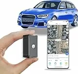 GPS Auto Tracker mit Magnet, GPS Allround Finder, Live-Tracking-Sender für Autos, 6000 mAh Akku, sofort aktualisiert in 10 Sekunden, App-Abonnement erforderlich