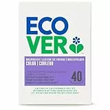 Ecover Color Waschpulver Konzentrat Lavendel (3 kg / 40 Waschladungen), Colorwaschmittel mit pflanzenbasierten Inhaltsstoffen, Waschmittel Pulver für natürlich reine Buntwäsche, 3 kg