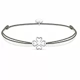 Thomas Sabo Damen Armband Grün Little Secret Kleeblatt 925 Sterling Silber LS017-173-5-L20v