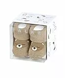 FALKE Unisex Baby Socken Baby Bear B So Baumwolle als Geschenk 1 Paar, Beige Sand Melange 4650, 62-68