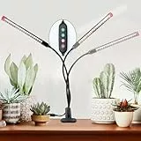 FECiDA 27W Clip Pflanzenlampe 3000 Lumen, Vollspektrum Pflanzenlampe mit Zeitschaltuhr für Zimmerpflanzen, Grow Light mit High PPFD Wachstumslampen für Blumen, Gemüse, Hydroponik mit Timer 4,8,12 Hr
