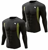 UNIQUEBELLA Thermo Unterwäsche Unterhemd, Funktions Herren Funktionswäsche Skiunterwäsche Winter Ski Thermo-Unterwäsche Thermowäsche