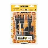 DEWALT 5-teiliges Multi-Tool Zubehör-Set (mit Multi-Fit Aufnahme, in mittlerem TOUGHCASE zur praktischen Aufbewahrung), DT20761-QZ