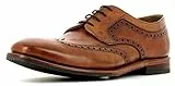 Gordon & Bros. Gary 5343 Flex G Rahmengenähter Herren Derby Schnürhalbschuh, Full Brogue, Flexible Goodyear Welted Sohle für perfekten Laufkomfort, für Business, Freizeit Braun (British Tan), EU 41