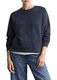 Marc O'Polo Denim Damen Sweatshirt aus Bio-Baumwolle Relaxed Fit, Blau (Navy Teal), XS