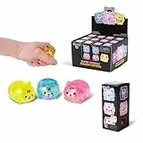 Tobar SCRUNCHEMS Diddy Squishy Kitties Stress Squishball Toy - 3 Pack, Assorted Designs and Colours
