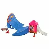 Hot Wheels Skate Vergnügungspark Skateset - Fingerboard & Skateschuhe, mit 360-Grad-Action, Stunt-Hindernissen, aktivierbaren Geräuschen und erweiterbarem Skatepark, für Kinder ab 5 Jahren, HGT95